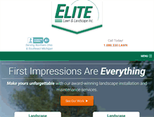 Tablet Screenshot of elitelawn.net